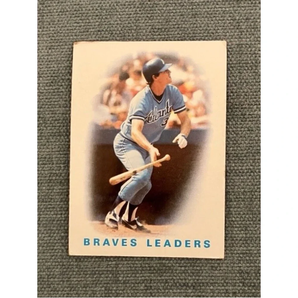 1986 Topps Atlanta Braves Baseball Card